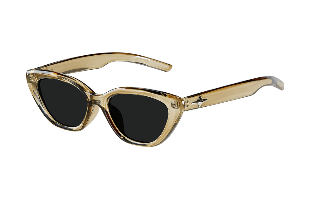 ENFANTIN Cat Eye Sunglasses Unisex Black Frame