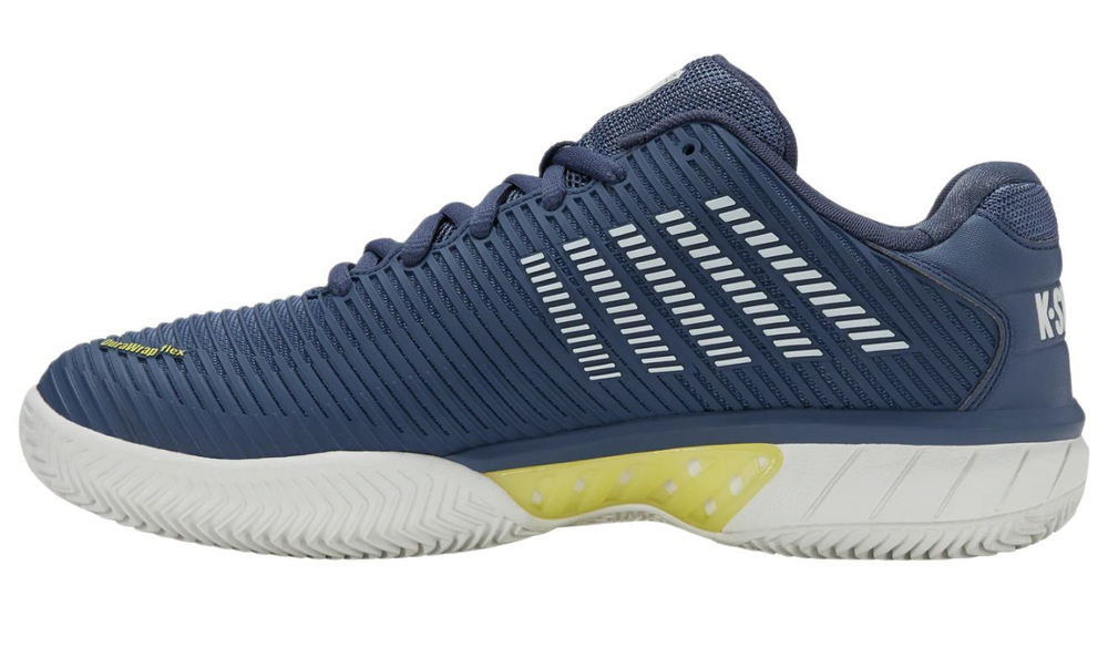 Мужские кроссовки теннисные K-Swiss Hypercourt Express 2 Clay - vintage indigo/blanc de blanc/luminary green