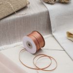 Лента атласная 2-сторонняя 3.0 мм / 100±2 метров, (066 розово-бежевый), Globus