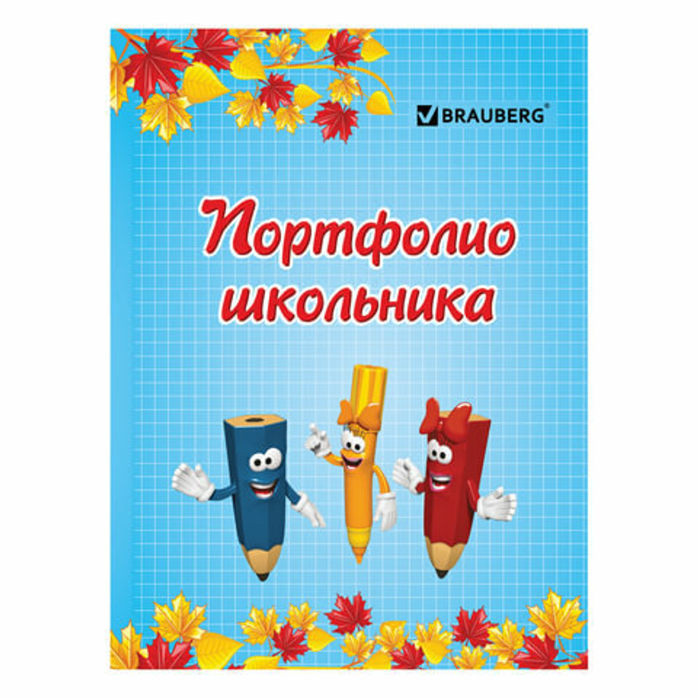 Листы-вкладыши для портфолио, для начальной школы, 14 разделов, 16 листов, "Я и школа", BRAUBERG, 12