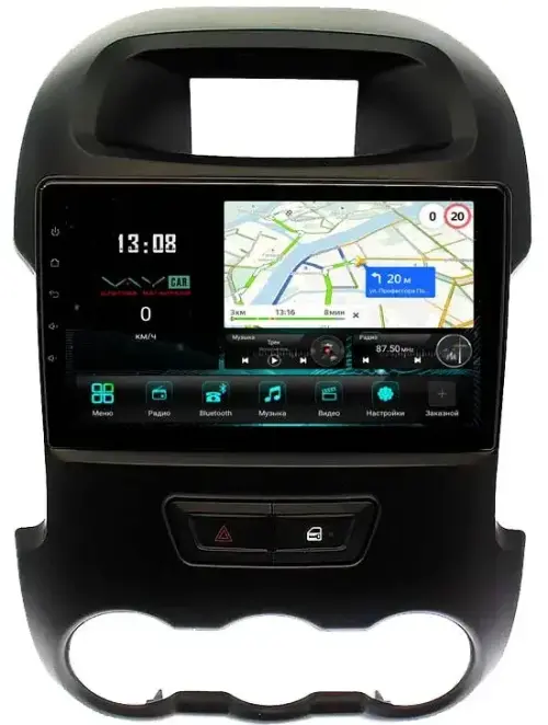 Магнитола для Ford Ranger 2011-2015 - Vaycar VA17-0245 на Android 13, Быстрая, 4G SIM-слот