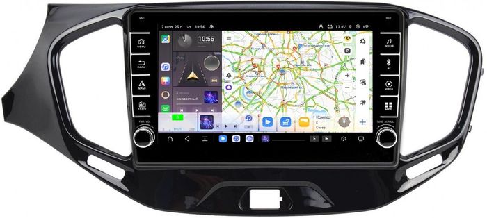 Магнитола для Lada Vesta 2015-2022, Vesta Cross - Kuberg OL-9061 (кнопки и крутилки) Android 13, Быстрая, CarPlay, 4G SIM-слот
