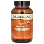 Dr. Mercola, Ферментированная куркума, 180 капсул