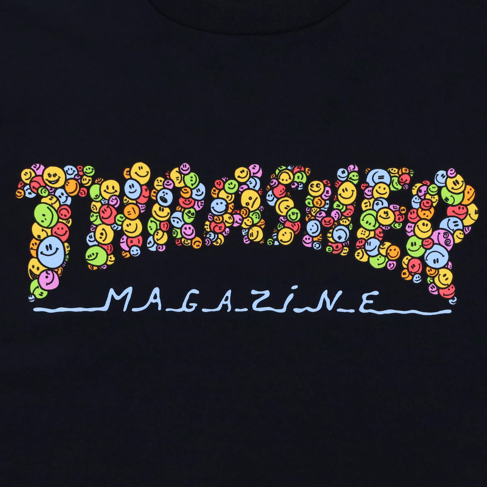 Футболка Thrasher Smile By Spanky T-Shirt (black) артикул: - купить в магазине Дайс