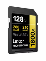 Lexar Professional SDXC GOLD Series 128GB, 1800x, UHS-II, Class 10, U3, V60