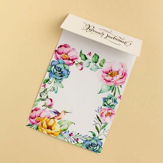Клапан картонный Ручная работа. Колибри