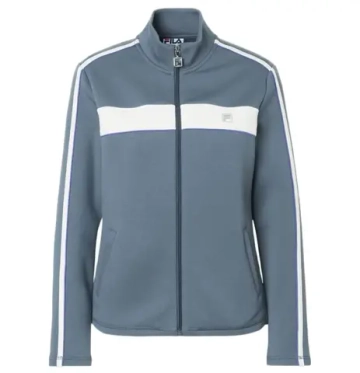 Женская Кофта теннисная Fila Jacket Liella - turbulence/ecru comb