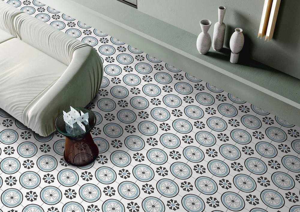 Ennface Pattern Maraya Green 20x20