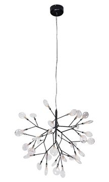 Люстра подвесная Evita SP36 Black/Transparent черный Crystal Lux