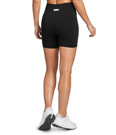 Женские Шорты теннисные Björn Borg Stockholm Seamless Rib Shorts - black beauty