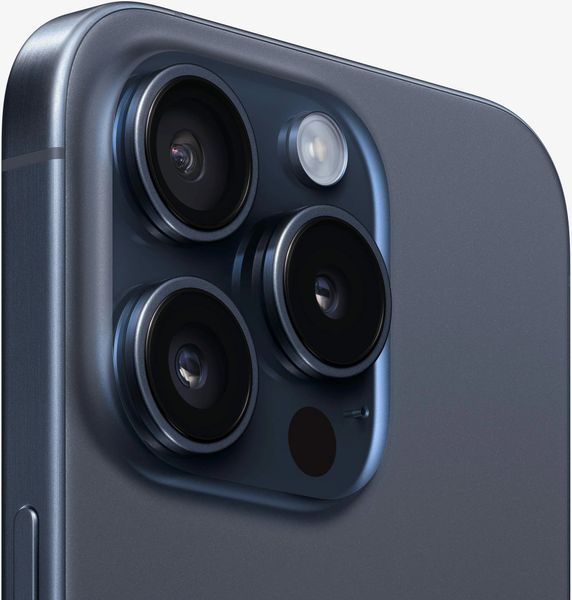 Смартфон Apple iPhone 15 Pro 256 ГБ (nano-SIM и eSIM), Синий титан | Blue Titanium