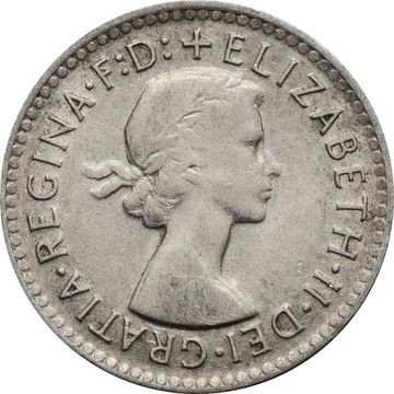3 пенса 1956 Австралия