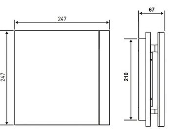 Лицевая панель для вентилятора Soler & Palau Silent 300 Design