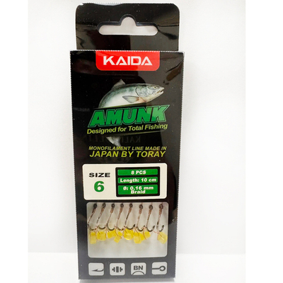Крючки KAIDA AMUNK FMB01PR-06