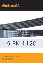 Ремень генератора Continental 6PK1120