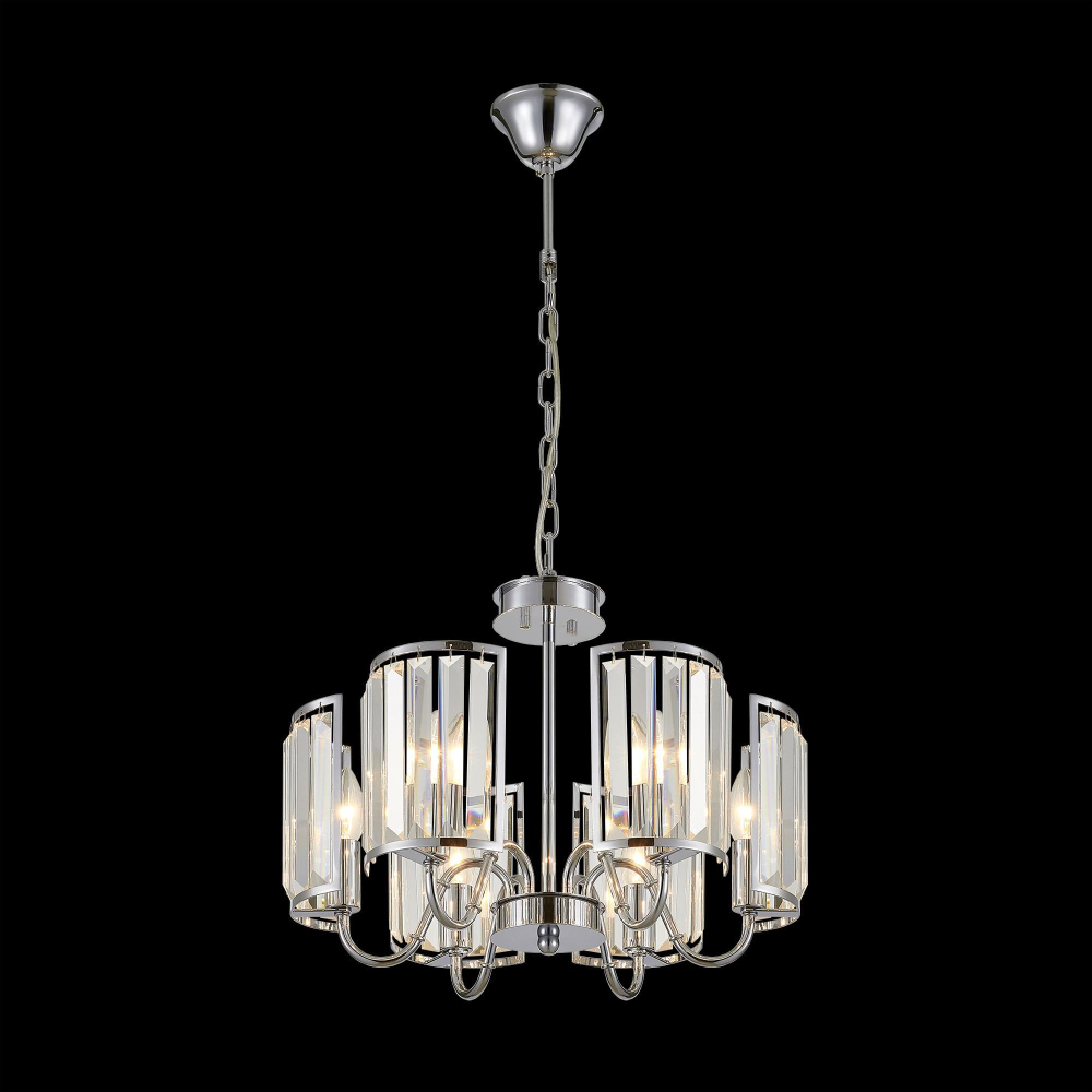 Citilux Грета CL333161 Люстра хрустальная подвесная Хром