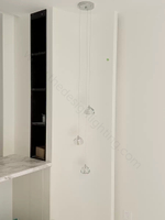 Pendant design lamp Mizu by Terzani (3 suspension)