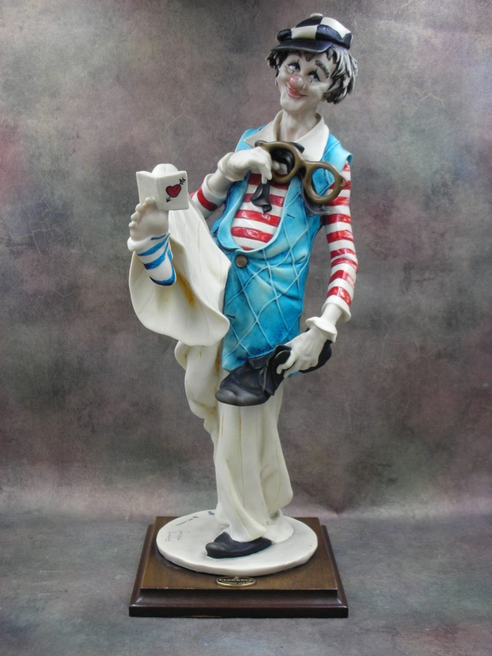 Статуэтка. Полистоун. Учёный клоун. Capodimonte. Италия