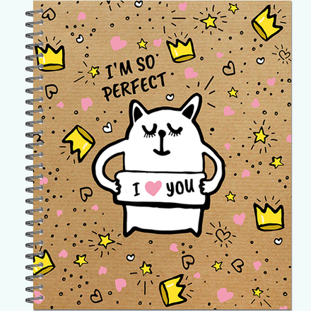 НОВИНКА! Тетрадь общая 48 листов на спирали "Funny doodle"