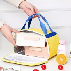 Yemək çantası \Ланчбокс \ Lunch box Car yellow blue