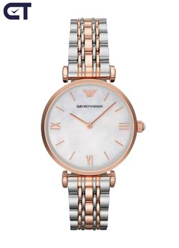 Emporio Armani AR1683 Dress женские наручные часы — перламутровый циферблат и двухцветное оформление