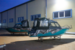 Лодка Беркут L-HT NEW капот. В наличии. Оранжевый