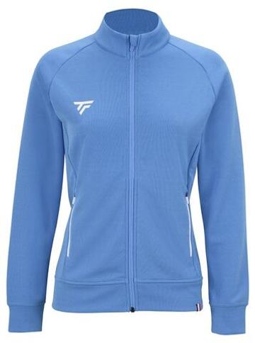 Женская Кофта теннисная Tecnifibre Team Jacket - небесный