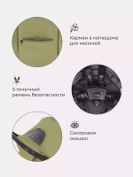 Коляска детская "VEGA STAR" RA057 Greek Olive