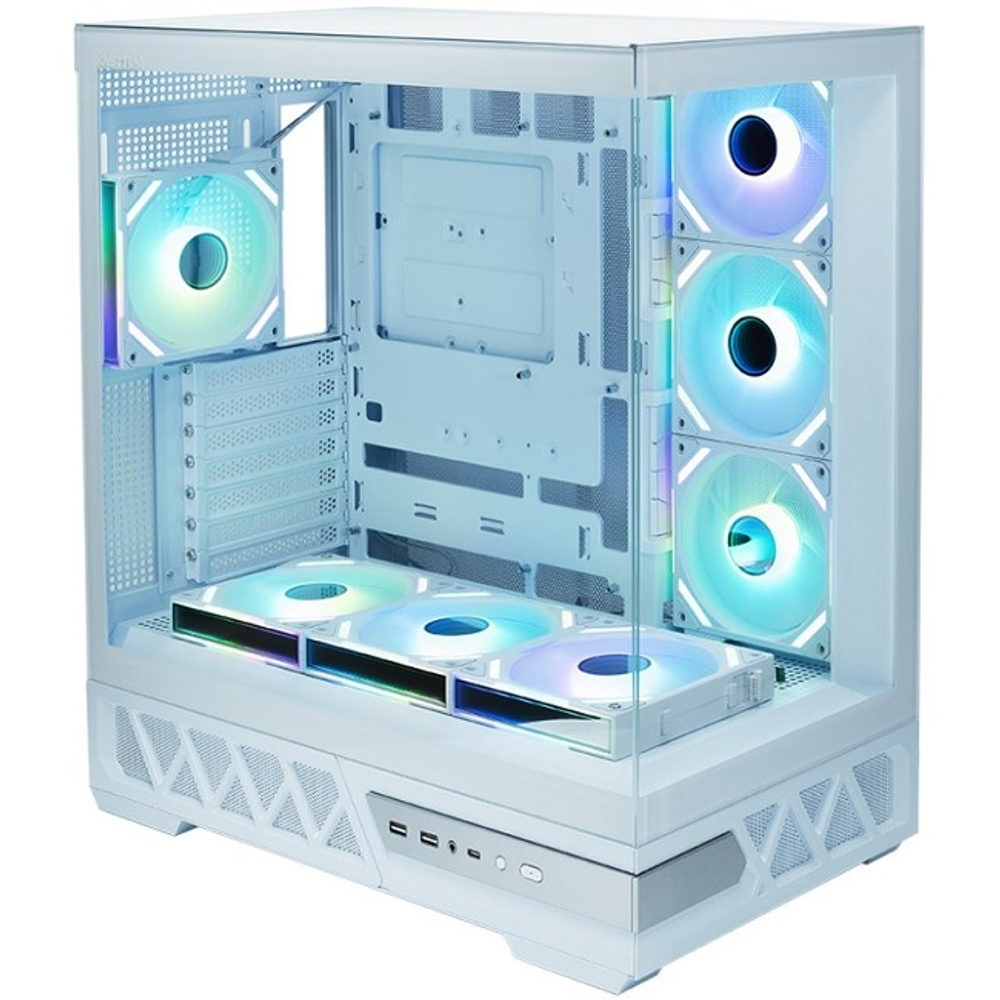 Корпус Midi-Tower XASTRA Q700 7ARGB-FS-C10-UC ARGB White (Q700-7FS12A-C10-UC-WH)