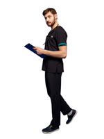 Брюки медицинские женские Pulse R122 с эластичным поясом, коралловый, 50