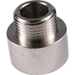Переход с внутренней резьбы на наружную STOUT SFT 0008 - 1/2" x 3/8" (латунь никелированная)