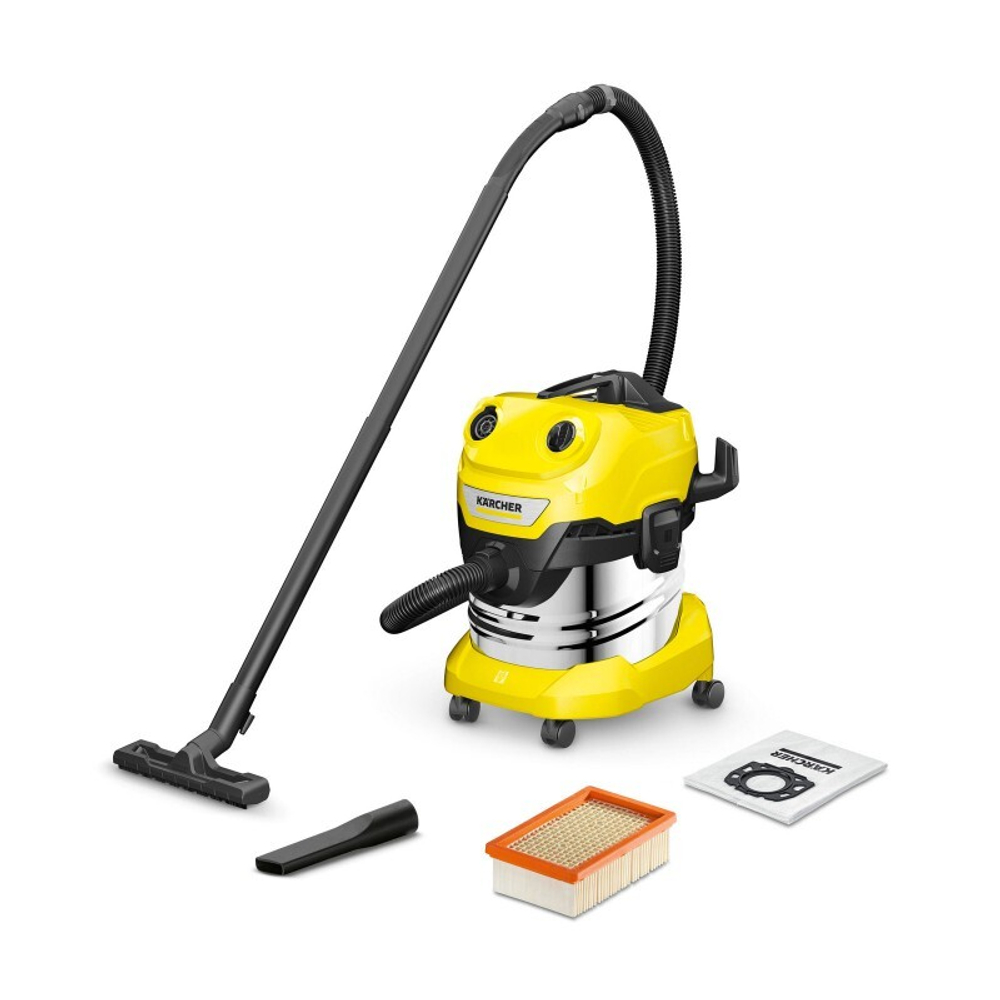 Строительный пылесос Karcher WD 4 S V-20/5/22 1000Вт (1.628-260.0)