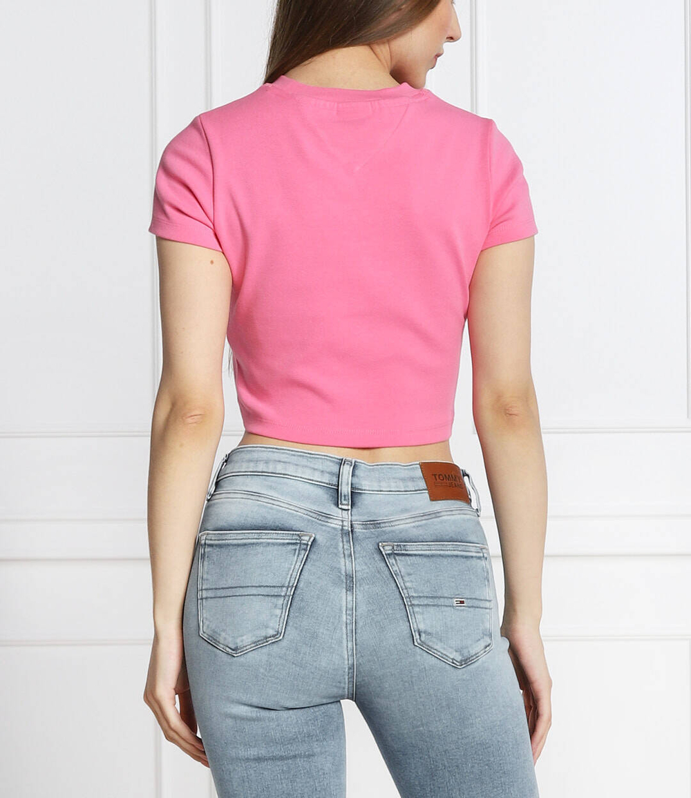футболка Tommy Jeans - розовый(DW0DW14208)