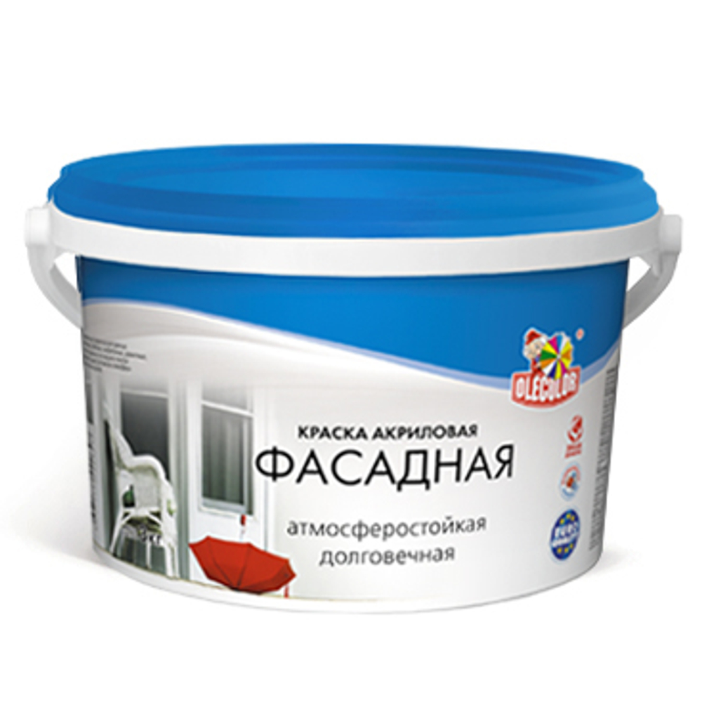 Краска водно-дисперсионная фасадная 14,0кг OLECOLOR