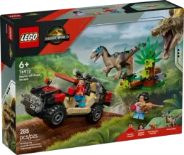 Конструктор LEGO Jurassic World 76972 Побег Раптора по бездорожью