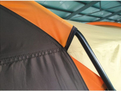 4-х местная туристическая кемпинговая палатка Nature camping KRT-104 из стального каркаса для отдыха, путешествий и поездок с 2 навесами