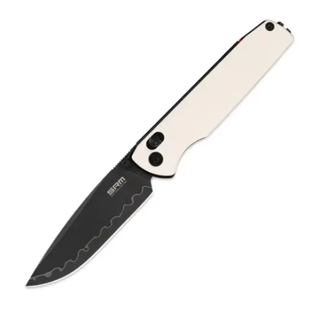 Нож складной SRM 258L-GT2 Terrier Black (140Cr Laminated, White G10)