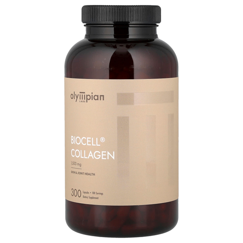 Olympian Labs, коллаген BioCell Collagen®, 300 капсул