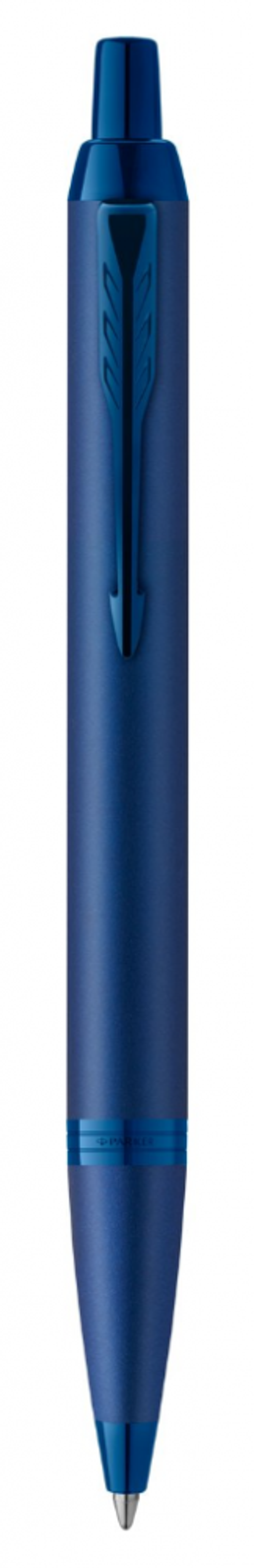 Шариковая ручка Parker IM Monochrome Blue, стержень:M, цвет чернил: blue, в подарочной упаковке.