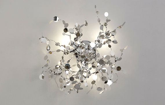 Настенный светильник Crystal Lux GARDEN AP-PL3 D400 CHROME
