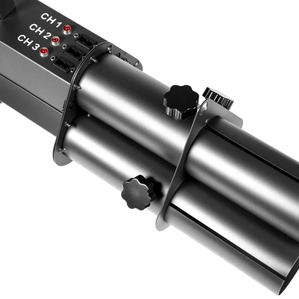 Ручной аккумуляторный конфетти-пистолет MOKA SFX MK-CN11 (3 ствола, 8-10 м)