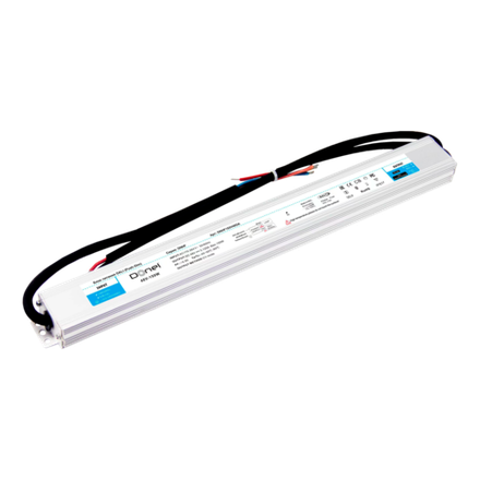 Donel,150Вт,DC24В,6.25А, IP67,260*73*45мм,блок питания DALI,с функцией Push-Dim, PFC >0.95, серия:DN