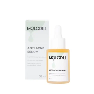 Сыворотка MOLODILL для лица ANTI ACNE SERUM для проблемной кожи, 35 мл