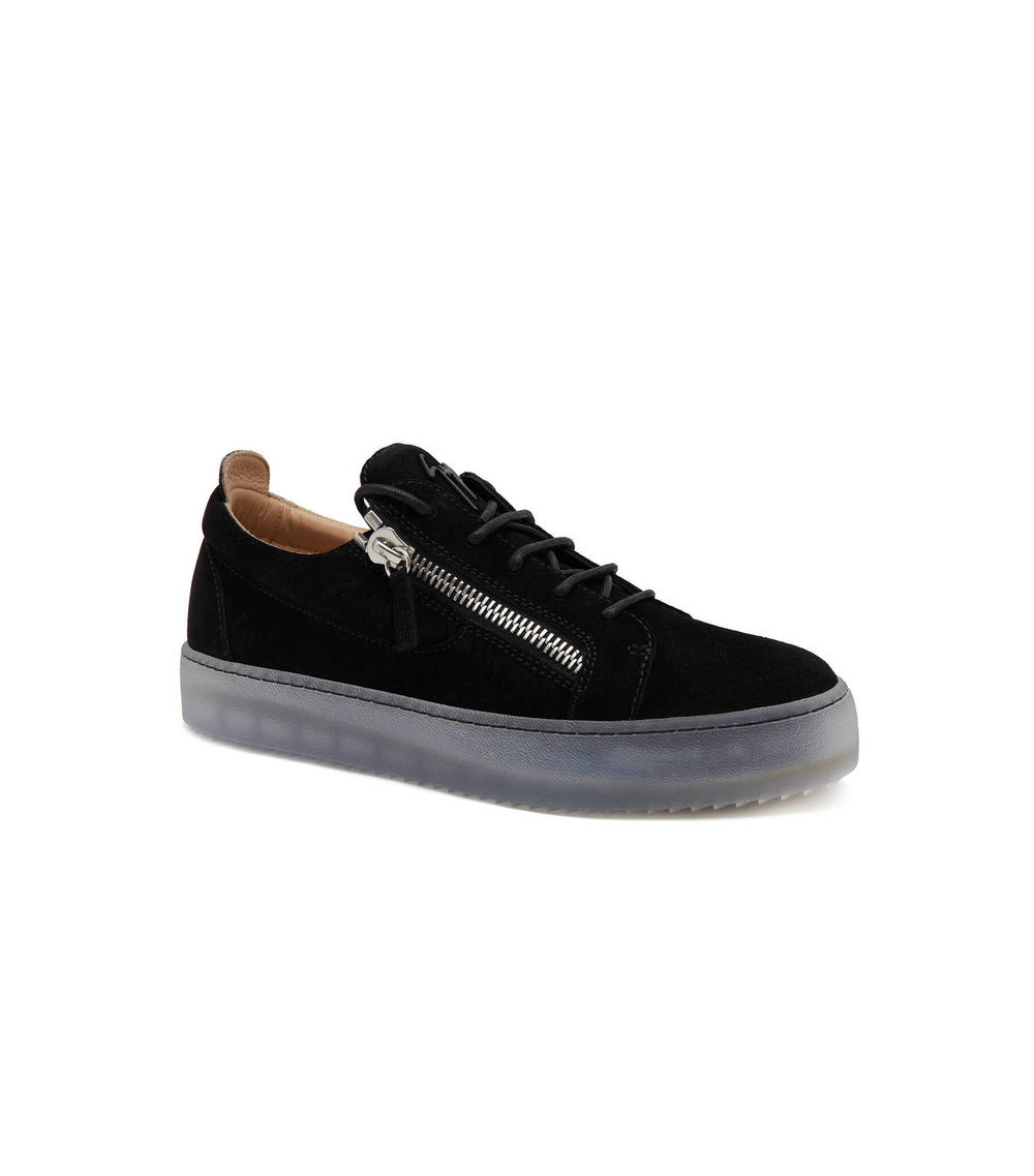 Кожаные кроссовки Giuseppe Zanotti - черный(RM30004)