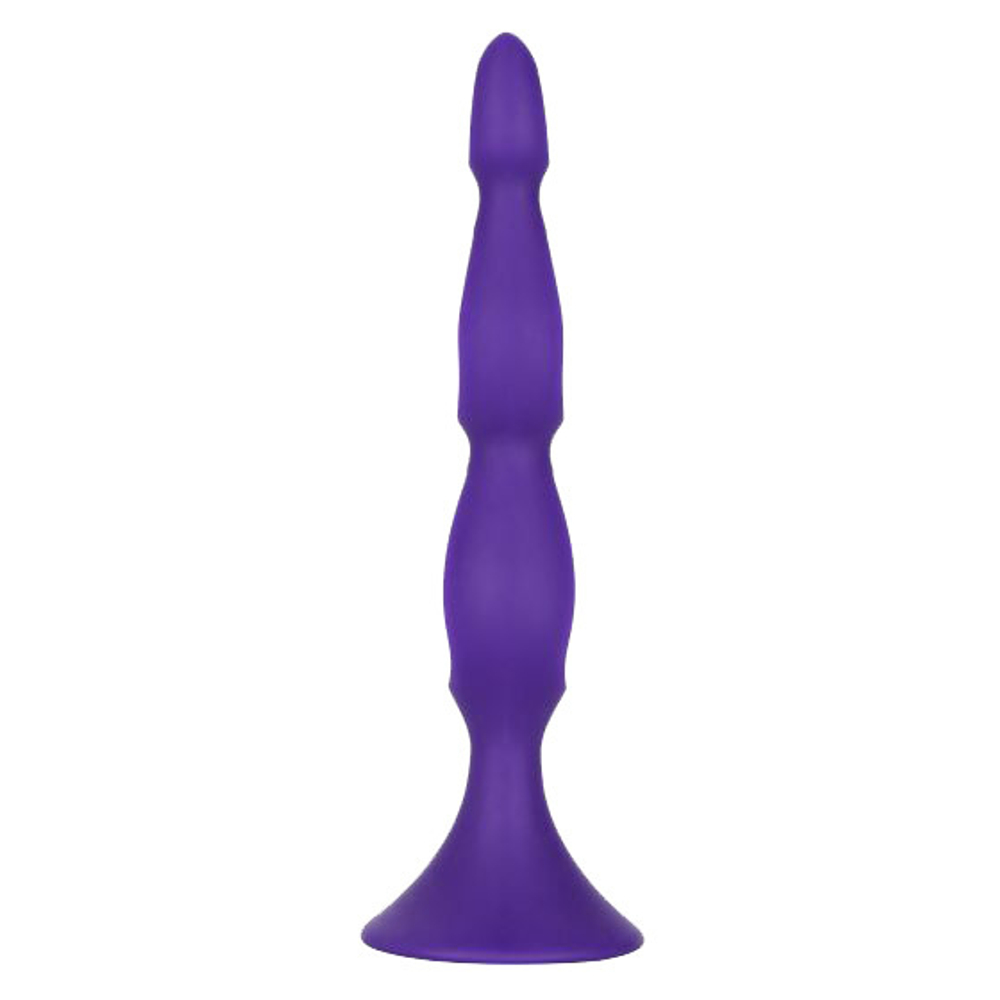 Фиолетовая анальная елочка 14,5см California Exotic Novelties Silicone Triple Probe SE-0393-56-2