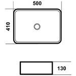 Раковина-чаша Grossman Falcon 50 GR-3052 Белая