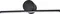 Настенный светильник Line 10281/1LED Black Escada