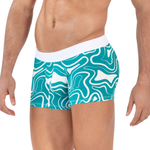 Бирюзовые трусы-хипсы с принтом Dynamic Trunks (Размер: M) (Цвет: бирюзовый)