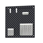 Перфорированная доска IKEA SKADIS (СКОДИС), Черный, 56х56 см