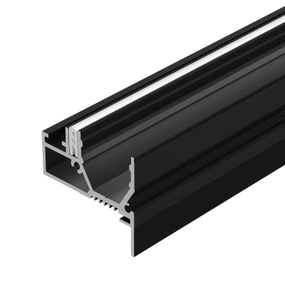 Профиль STRETCH-20-WALL-D-SIDE-2000 BLACK (Arlight, Алюминий)